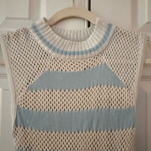 Bebe Textured Knit Sweater in Cream